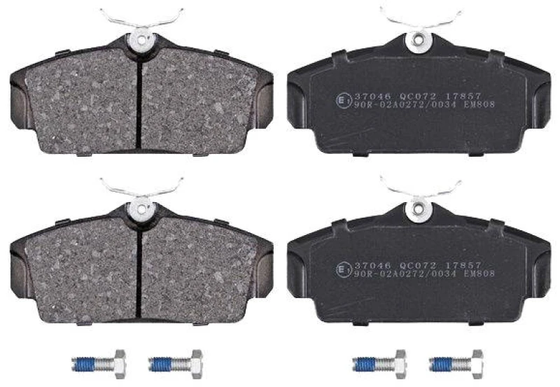 Image of A.B.S. 37046 Brake pad set without integrated wear sensor Brake Pad Set,disc brake (402)