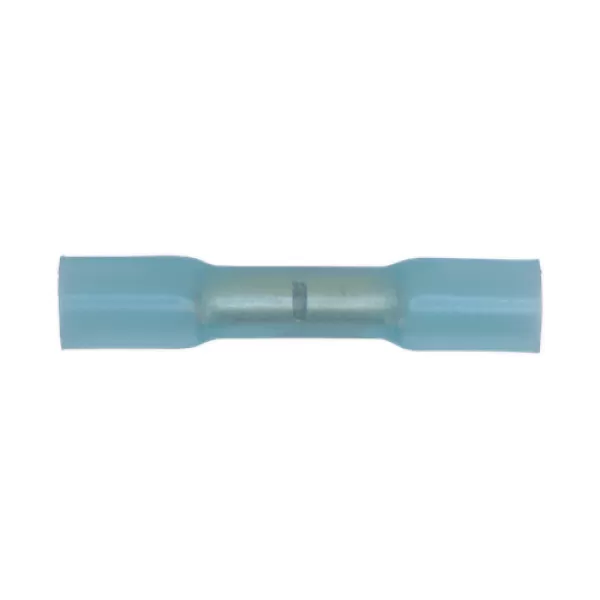 image of Sealey BTSB100 Heat Shrink Butt Connector Terminal &#216;5.8mm Blue