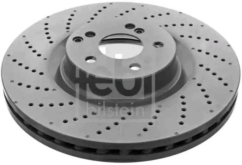 Image of FEBI BILSTEIN 44071 Brake disc Front Axle, perforated/vented, Coated, High-carbon Brake Disc (82)