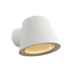 Image of Lucide Lighting - Lucide dingo-led - Wall Light Outdoor - LED Dim. - GU10 - 1x5W 3000K - IP44 - White