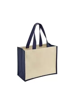 Image of Varai Canvas Jute Shopping Tote Bag