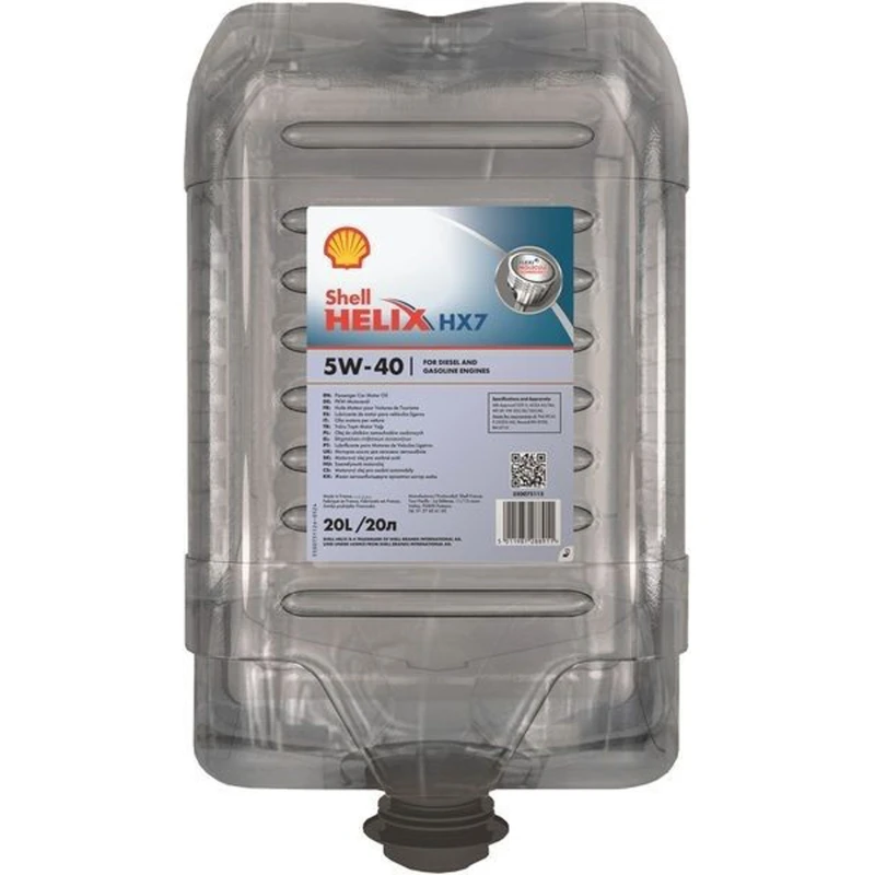 Image of SHELL 550075112 Engine oil Helix HX7 5W-40 (SP) Capacity: 20l Engine Oil (1862)