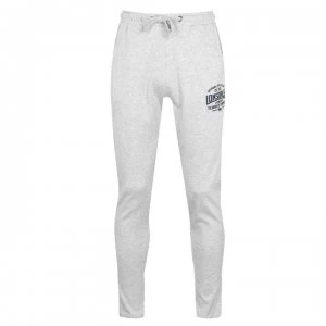 image of Lonsdale Box Lightweight Sweat Pants Mens - Grey Marl