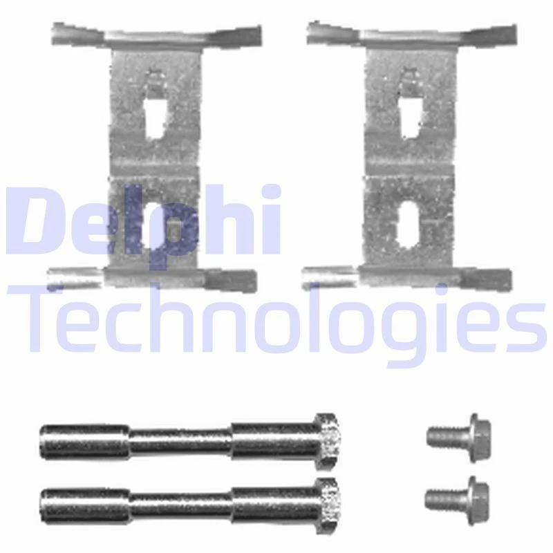 Image of DELPHI Brake pad fitting kit DELPHI LX0449