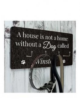 Image of Personalised Dog Lead Hanger