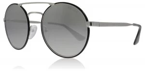 Image of Prada PR51SS Sunglasses Silver / Black 1AB2B0 54mm