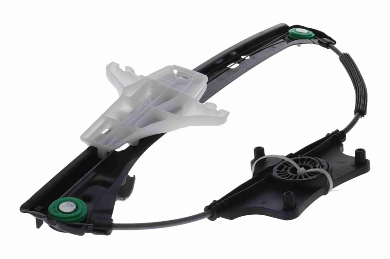 Image of VAICO V10-9085 Window regulator Green Mobility Parts Left Rear, Operating Mode: Electric, without electric motor Window Winder (1561)