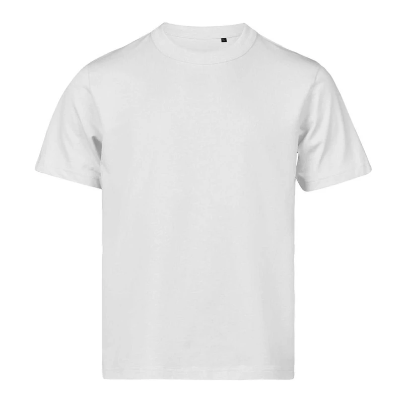 Image of TEE JAYS Mens Urban Loose Fit T-Shirt in White Size: Small White Male S