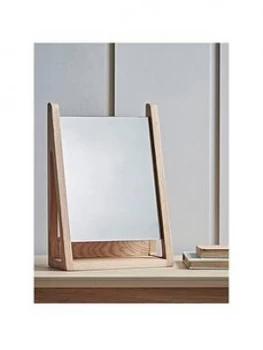 image of Cox & Cox Oak Table Mirror