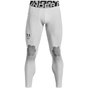 Image of Under Armour Armour HeatGear Armourprint Leggings Mens - Grey
