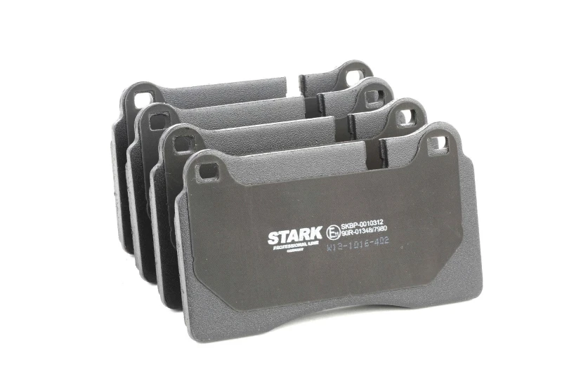 Image of STARK SKBP-0010312 Brake pad set Front Axle, excl. wear warning contact Brake Pad Set,disc brake (402)