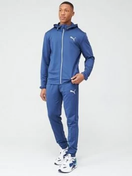 Puma Ready To Go Tracksuit - Dark Denim, Dark Denim Size M Men