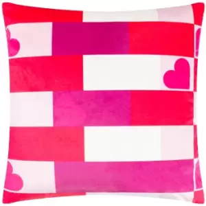 image of Big Love Cushion Pink/Red, Pink/Red / 45 x 45cm / Polyester Filled