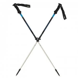 Komperdell Titanal Power Lock Walking Poles - Black/Orange