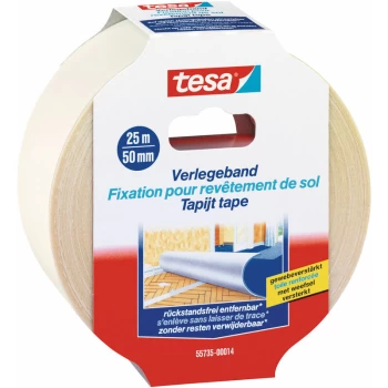 55735 Double Sided Carpet Tape 50mm x 25m - Tesa