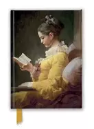 Image of jean honore fragonard young girl reading foiled journal