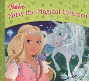Image of Barbie in Misty the Unicorn by Christian Musselman and Lily Glass Book