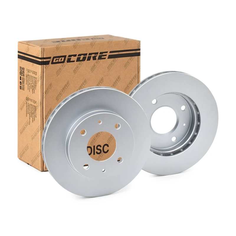Image of goCORE GCH20291 Brake disc Front Axle, Vented, Cast Iron, Coated, without bolts/screws Cast Iron Brake Disc (82)