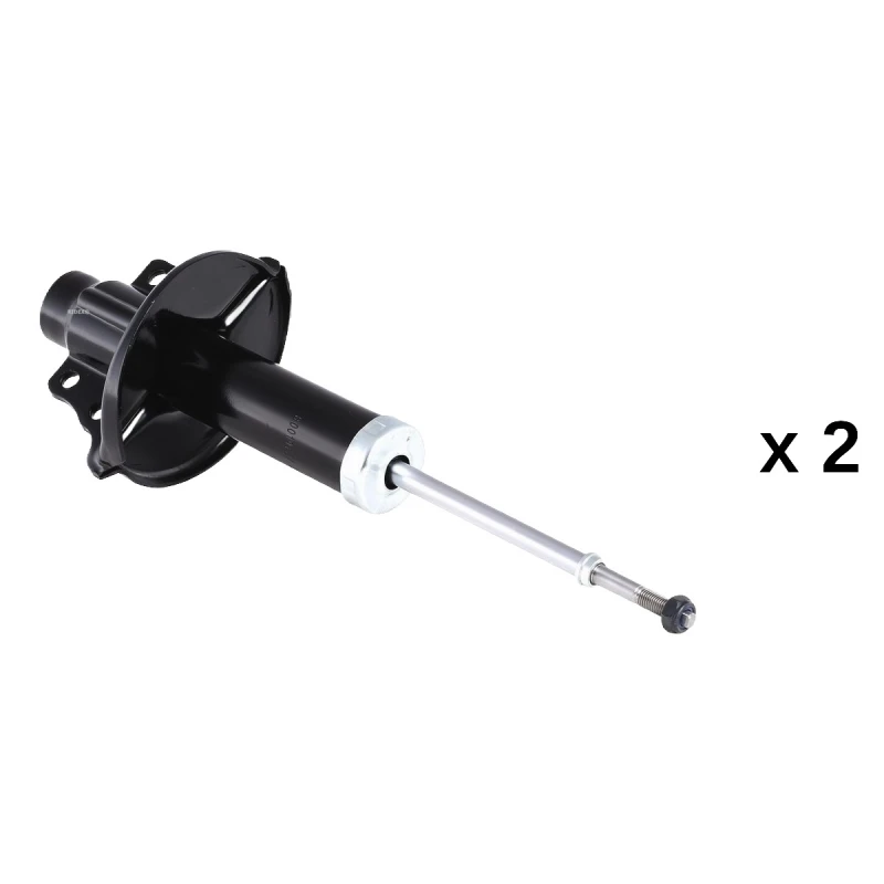 Image of RIDEX 854S21205 Shock absorber Front Axle, Gas Pressure, Twin-Tube, Suspension Strut, Top pin Shock Absorber (854)
