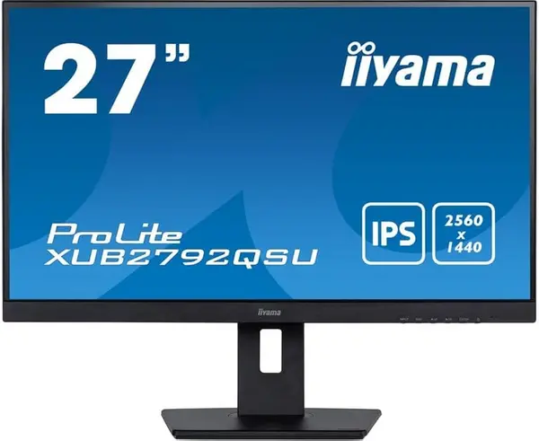 image of iiyama ProLite 27" XUB2792QSU-B5 Quad HD IPS LED Monitor