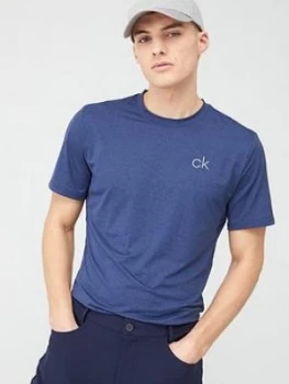 Image of Calvin Klein Golf Newport Tee - Navy Marl