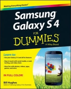 Image of Samsung Galaxy S4 for dummies by Bill Hughes