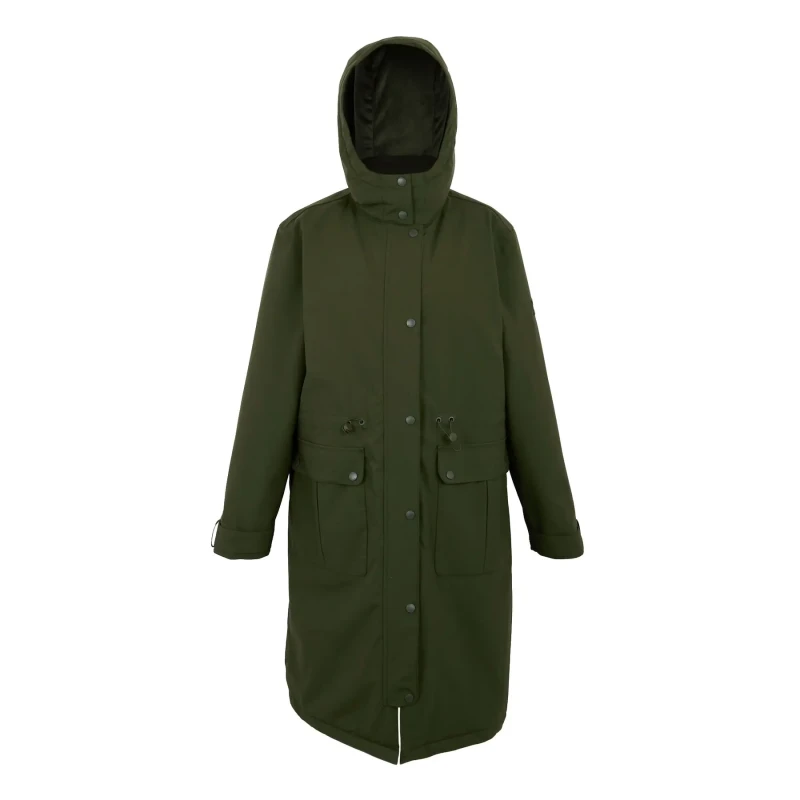 Image of Womens waterproof hooded coat Regatta Yannta Vert Female 38