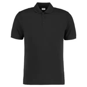 Image of Kustom Kit Mens Short Sleeve Polo Shirt (M) (Black)