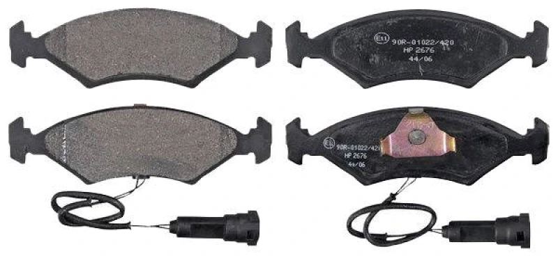 Image of A.B.S. 36485 Brake pad set with integrated wear sensor Brake Pad Set,disc brake (402)