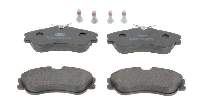 Image of CHAMPION 571966CH Brake pad set not prepared for wear warning indicator Brake Pad Set,disc brake (402)