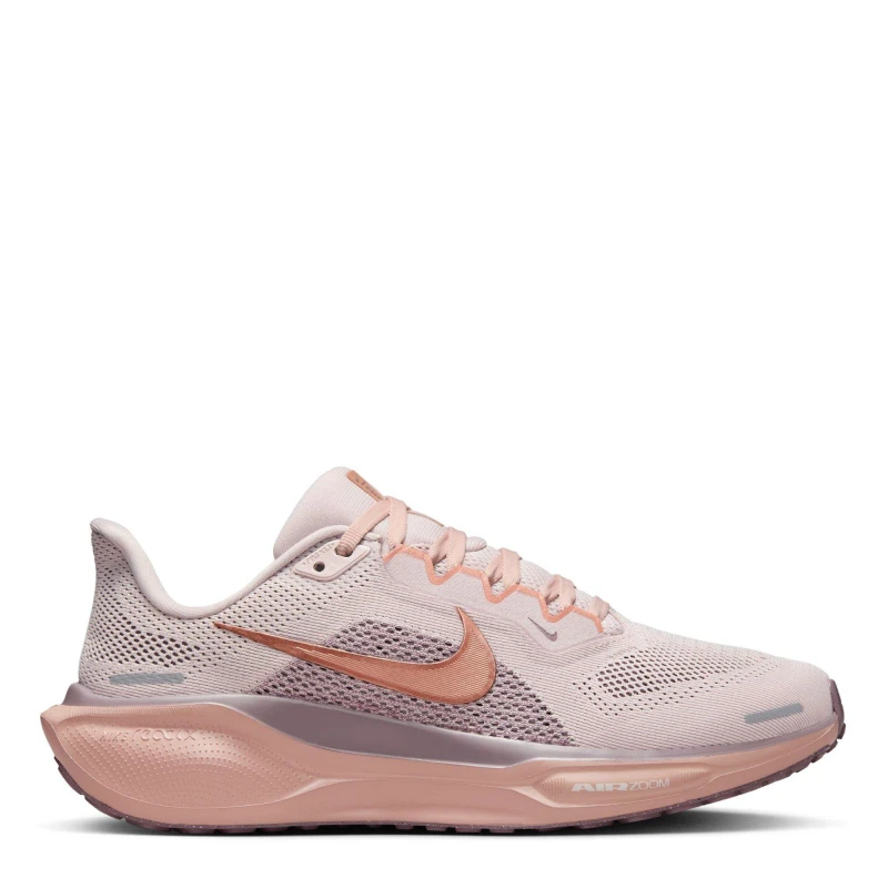 Image of Nike Pegasus 41 Womens Running Shoes Silt Red female 5 (38.5)