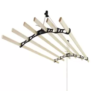 Image of Clothing Airer Ceiling Pulley - Black - 1.2M
