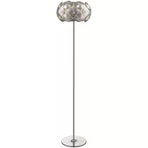 Image of Chrome Floor Lamp CHESTER 4 Lights