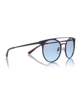 Image of Michael Kors Black Lugano Mk2064 Square Sunglasses Black