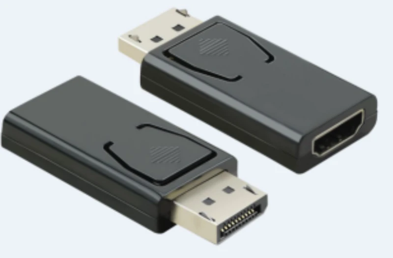 Image of Microconnect DPHDMI cable gender changer Displayport HDMI Black