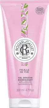 image of Roger & Gallet Feuille de The Wellbeing Shower Gel 200ml