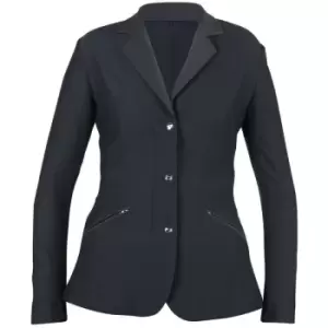 image of Aubrion Womens/Ladies Goldhawk Show Jumping Jacket (42) (Black) - Black