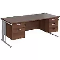 image of Dams International Desk MCM18P23SW 1,800 x 800 x 725 mm