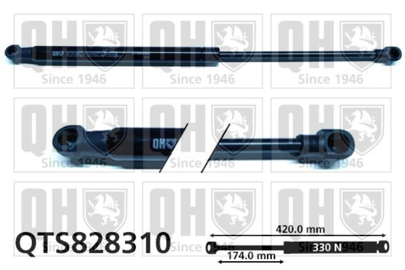 Image of QUINTON HAZELL Bonnet strut QUINTON HAZELL QTS828310