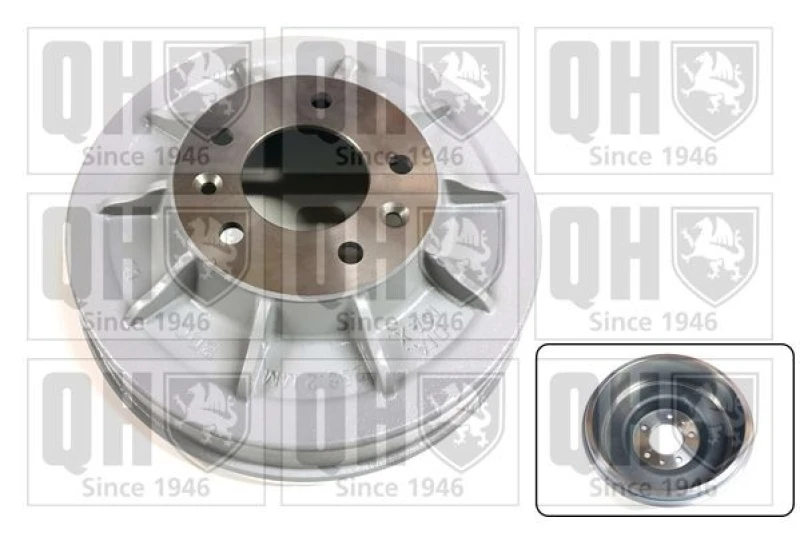 Image of QUINTON HAZELL Brake drum QUINTON HAZELL BDR648