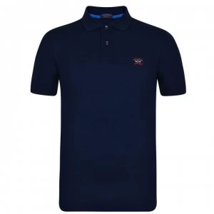 image of PAUL AND SHARK Short Sleeved Polo Shirt - Navy 013