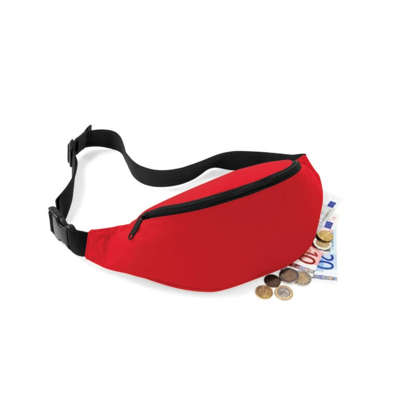 Image of Bagbase Belt Waist Bag in Red Red Unisex One Size
