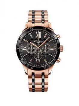 image of Thomas Sabo Rebel Urban Chronograph Stainless Steel Rose Tone Mens Watch, One Colour, Men