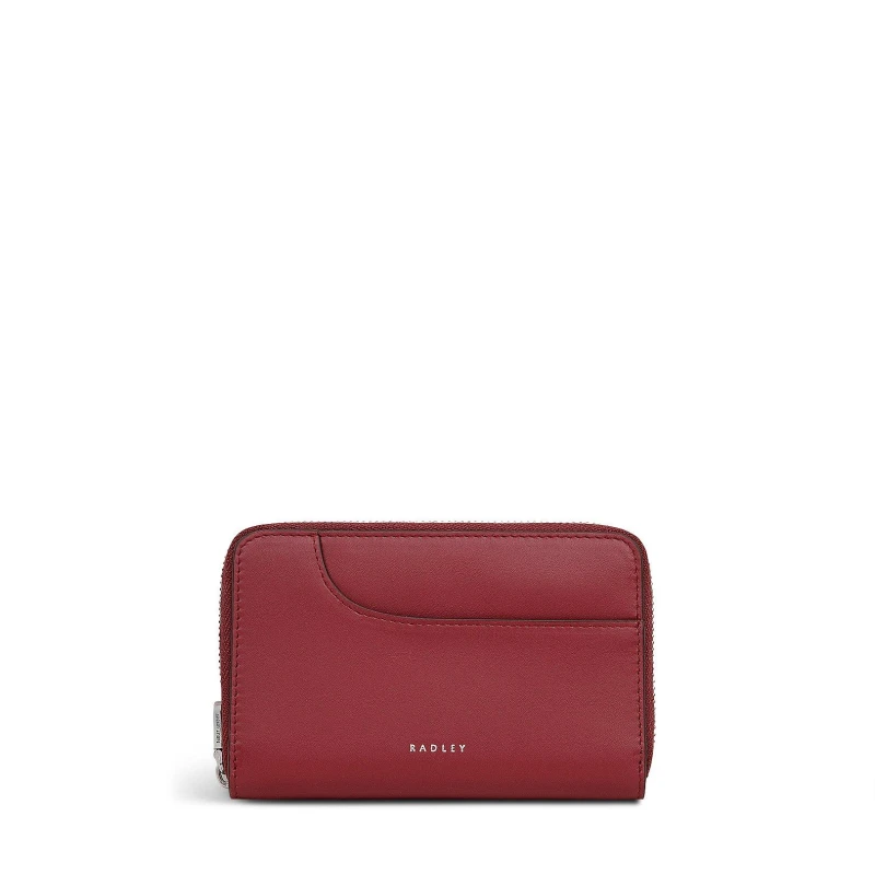 Image of Radley Womens Leather Zip Around Purse CARMINE female One Size