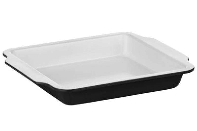 Image of Interiors by Premier Ecocook Black Baking Dish With Handles Black