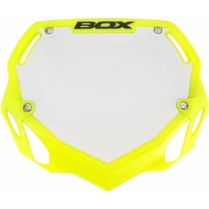 Image of Box Phase 1 Large Number Plate Fluro Yellow
