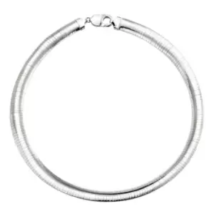 image of Beginnings Sterling Silver N3972 Omega 8mm Necklace