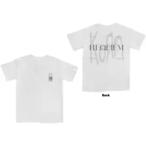 Image of Korn - Requiem Unisex Large T-Shirt - White