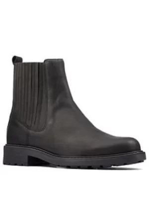 Image of Clarks Orinoco2 Chelsea Ankle Boot, Black, Size 3, Women