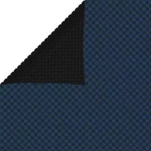 Image of Vidaxl Floating Pe Solar Pool Film 1000X500cm Black And Blue